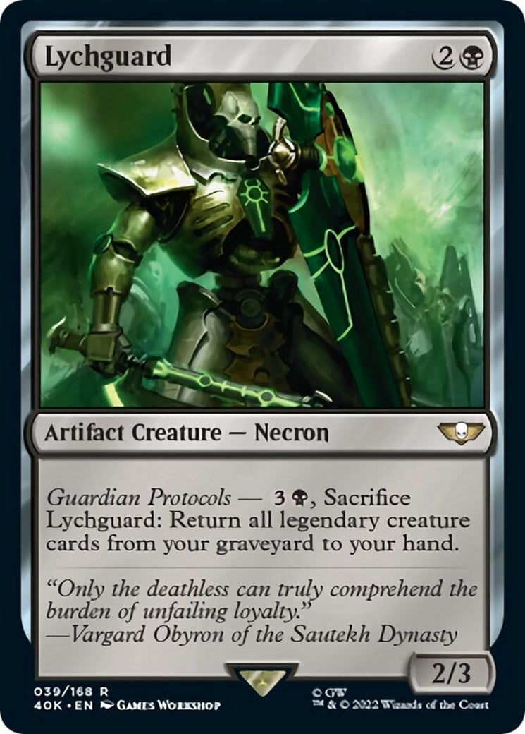 Image for Lychguard (Surge Foil) (Universes Beyond: Warhammer 40,000) (39) - Magic: The Gathering