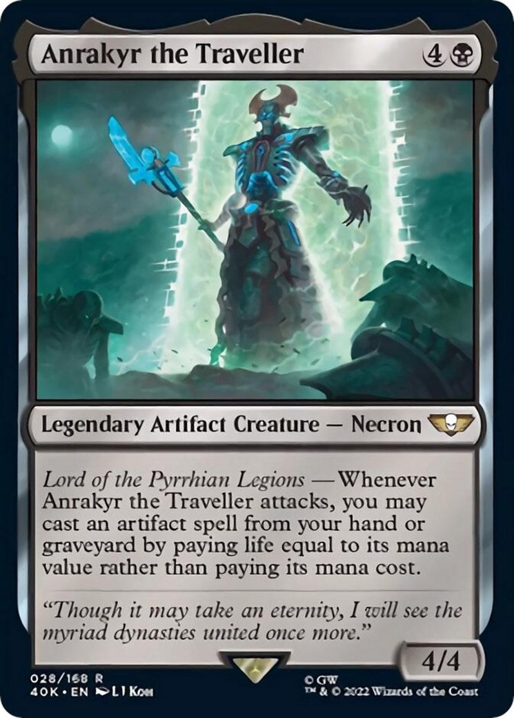 Image for Anrakyr the Traveller (Surge Foil) (Universes Beyond: Warhammer 40,000) (28) - Magic: The Gathering