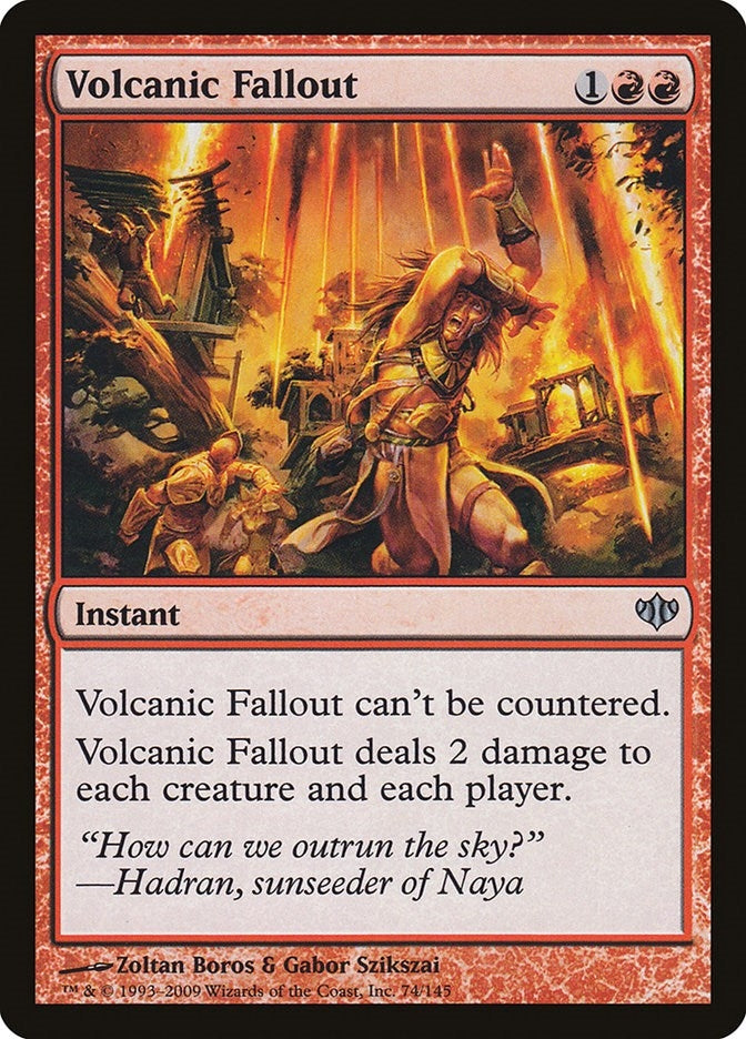 Image for Volcanic Fallout (Conflux) (74) - Magic: The Gathering