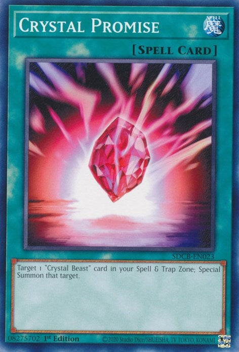 Image for Crystal Promise (Structure Deck: Legend of the Crystal Beasts) (SDCB-EN023) - YuGiOh