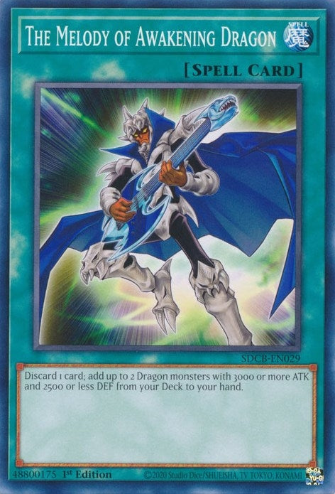 Image for The Melody of Awakening Dragon (Structure Deck: Legend of the Crystal Beasts) (SDCB-EN029) - YuGiOh