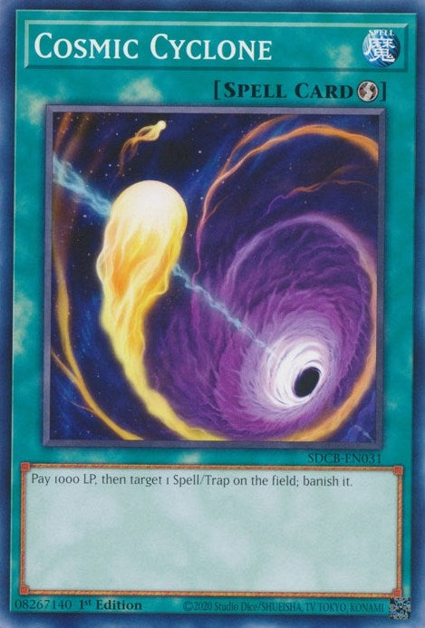 Image for Cosmic Cyclone (Structure Deck: Legend of the Crystal Beasts) (SDCB-EN031) - YuGiOh