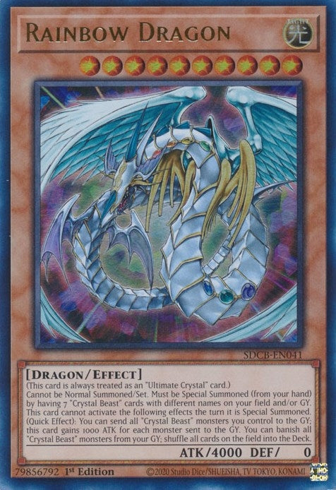 Image for Rainbow Dragon (Structure Deck: Legend of the Crystal Beasts) (SDCB-EN041) - YuGiOh