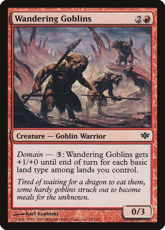 Image for Wandering Goblins (Conflux) (76) - Magic: The Gathering