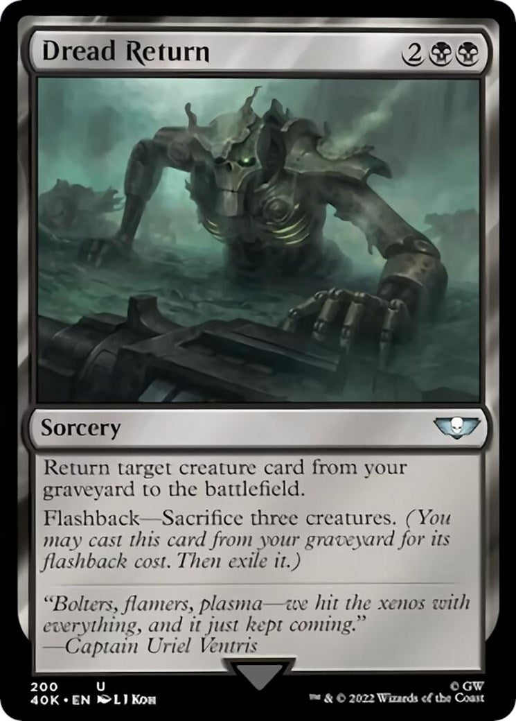 Image for Dread Return (Universes Beyond: Warhammer 40,000) (200) - Magic: The Gathering