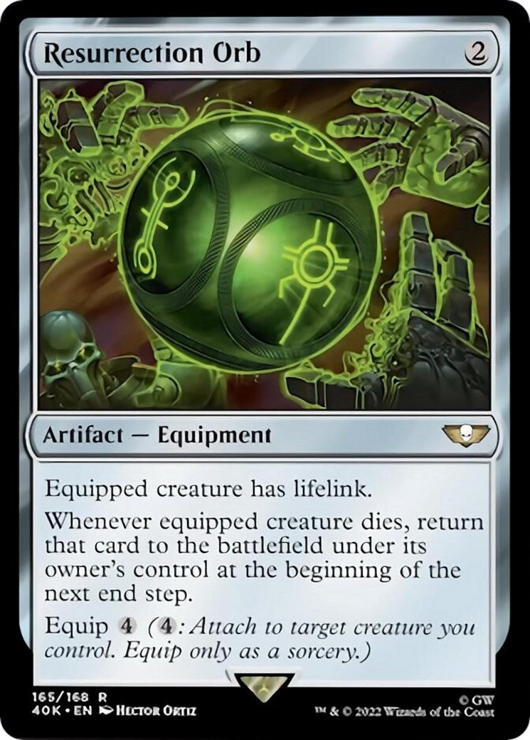 Image for Resurrection Orb (Universes Beyond: Warhammer 40,000) (165) - Magic: The Gathering