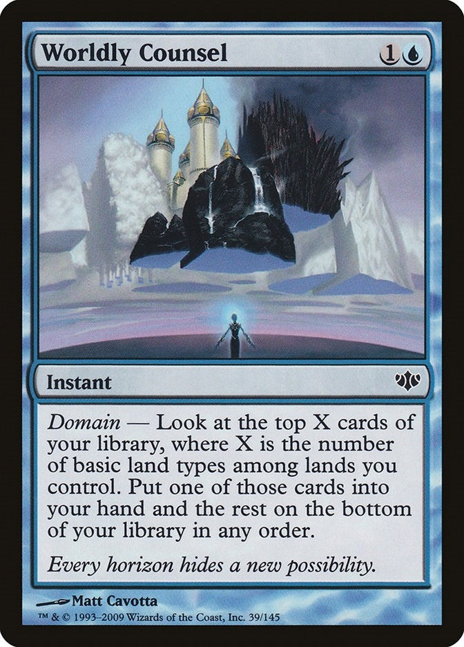 Image for Worldly Counsel (Conflux) (39) - Magic: The Gathering