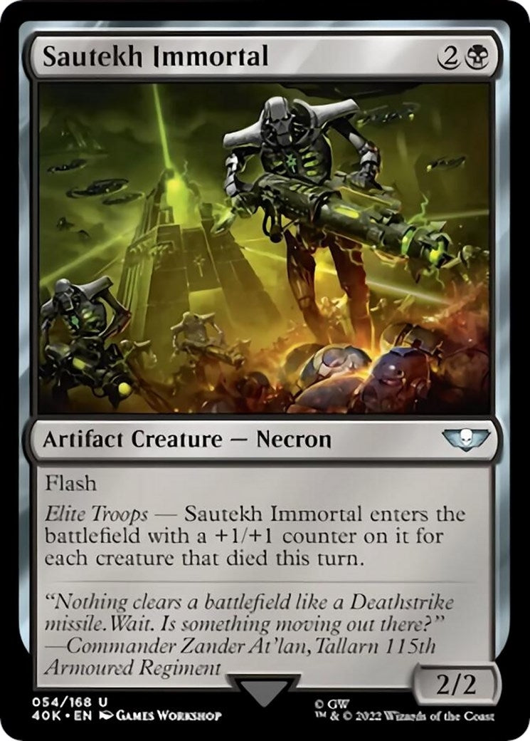 Image for Sautekh Immortal (Universes Beyond: Warhammer 40,000) (54) - Magic: The Gathering