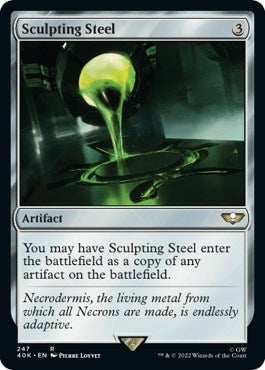 Image for Sculpting Steel (Surge Foil) (Universes Beyond: Warhammer 40,000) (247) - Magic: The Gathering