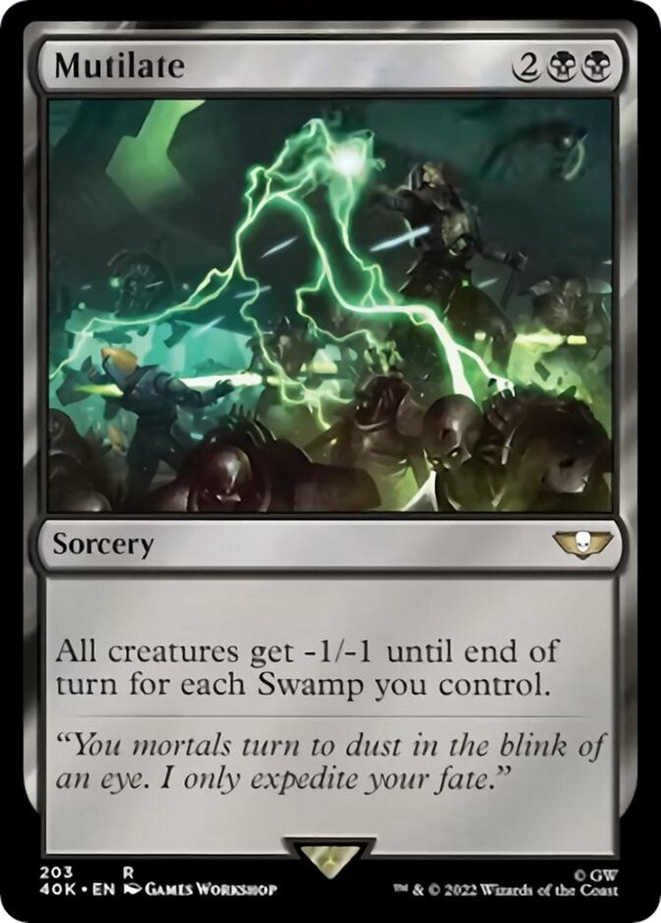 Image for Mutilate (Surge Foil) (Universes Beyond: Warhammer 40,000) (203) - Magic: The Gathering
