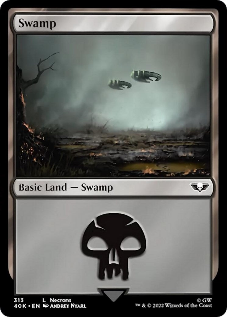 Image for Swamp (313) (Surge Foil) (Universes Beyond: Warhammer 40,000) (313) - Magic: The Gathering