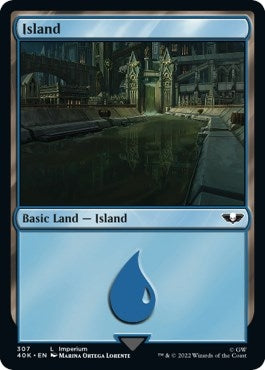 Image for Island (307) (Universes Beyond: Warhammer 40,000) (307) - Magic: The Gathering