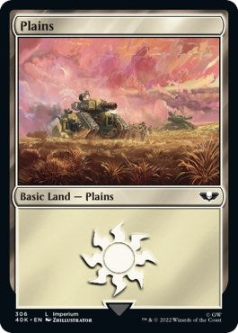 Image for Plains (306) (Surge Foil) (Universes Beyond: Warhammer 40,000) (306) - Magic: The Gathering