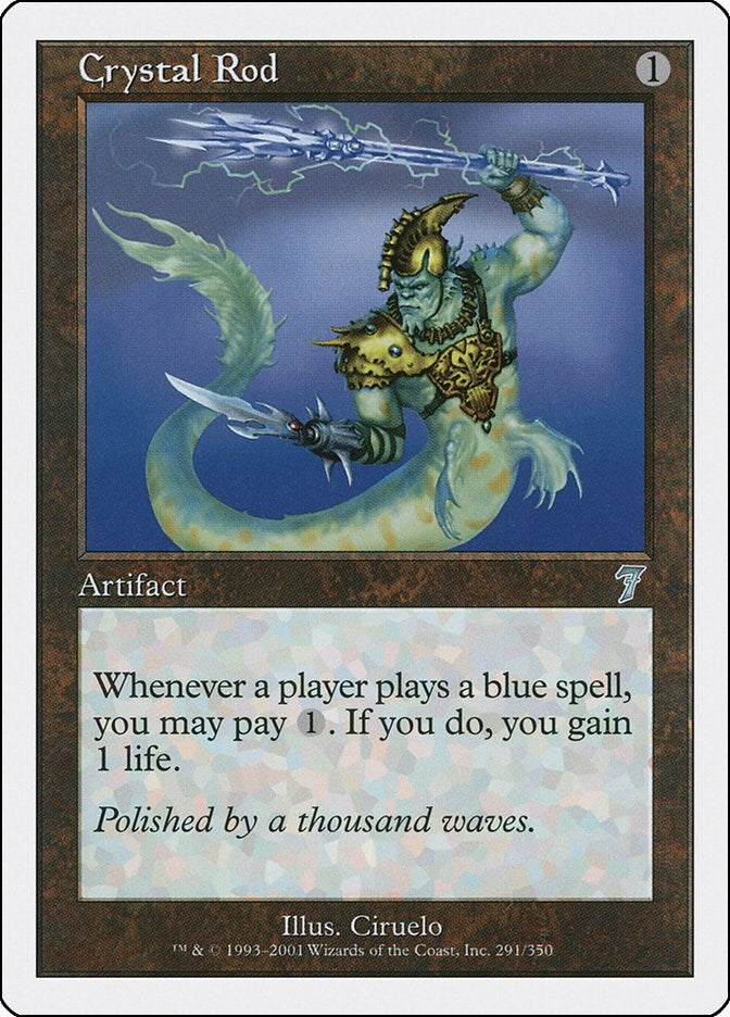 Image for Crystal Rod (7th Edition) (291) - Magic: The Gathering