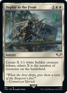 Image for Deploy to the Front (Universes Beyond: Warhammer 40,000) (184) - Magic: The Gathering