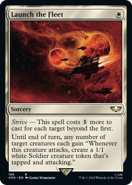 Image for Launch the Fleet (Universes Beyond: Warhammer 40,000) (188) - Magic: The Gathering
