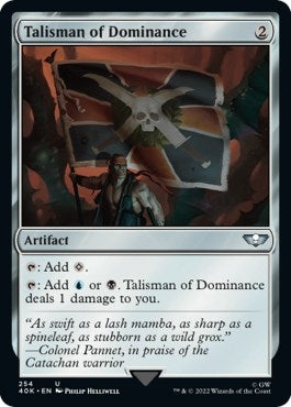 Image for Talisman of Dominance (254) (Universes Beyond: Warhammer 40,000) (254) - Magic: The Gathering