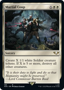 Image for Martial Coup (Surge Foil) (Universes Beyond: Warhammer 40,000) (189) - Magic: The Gathering