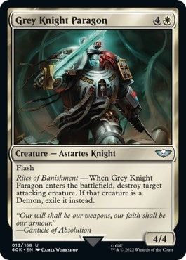 Image for Grey Knight Paragon (Surge Foil) (Universes Beyond: Warhammer 40,000) (13) - Magic: The Gathering