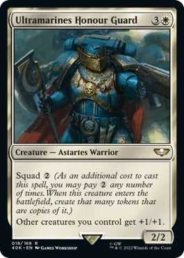 Image for Ultramarines Honour Guard (Surge Foil) (Universes Beyond: Warhammer 40,000) (18) - Magic: The Gathering