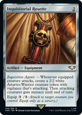 Image for Inquisitorial Rosette (Surge Foil) (Universes Beyond: Warhammer 40,000) (159) - Magic: The Gathering