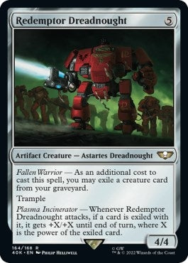 Image for Redemptor Dreadnought (Surge Foil) (Universes Beyond: Warhammer 40,000) (164) - Magic: The Gathering