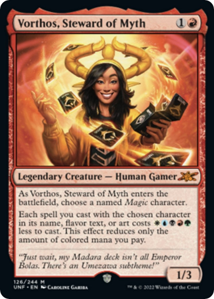 Image for Vorthos, Steward of Myth (Unfinity) (126) - Magic: The Gathering