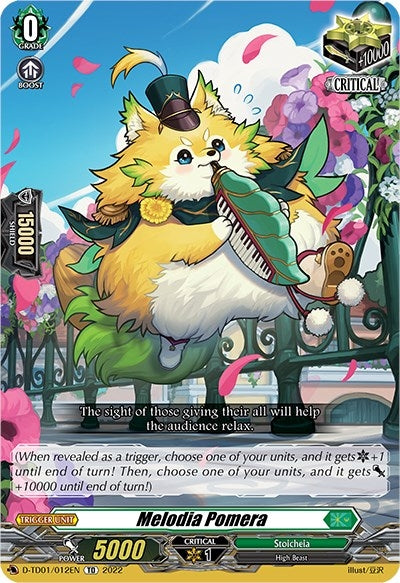 Image for Melodia Pomera (D-TD01: Urara Haneyama -Bandmaster of Blossoming Bonds-) (D-TD01/012EN) - Cardfight Vanguard