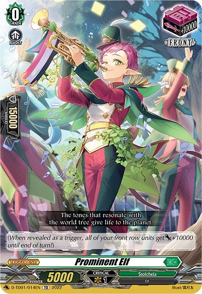 Image for Prominent Elf (D-TD01: Urara Haneyama -Bandmaster of Blossoming Bonds-) (D-TD01/014EN) - Cardfight Vanguard