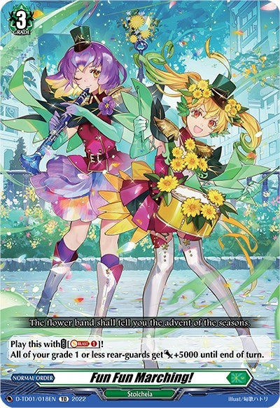 Image for Fun Fun Marching! (D-TD01: Urara Haneyama -Bandmaster of Blossoming Bonds-) (D-TD01/018EN) - Cardfight Vanguard