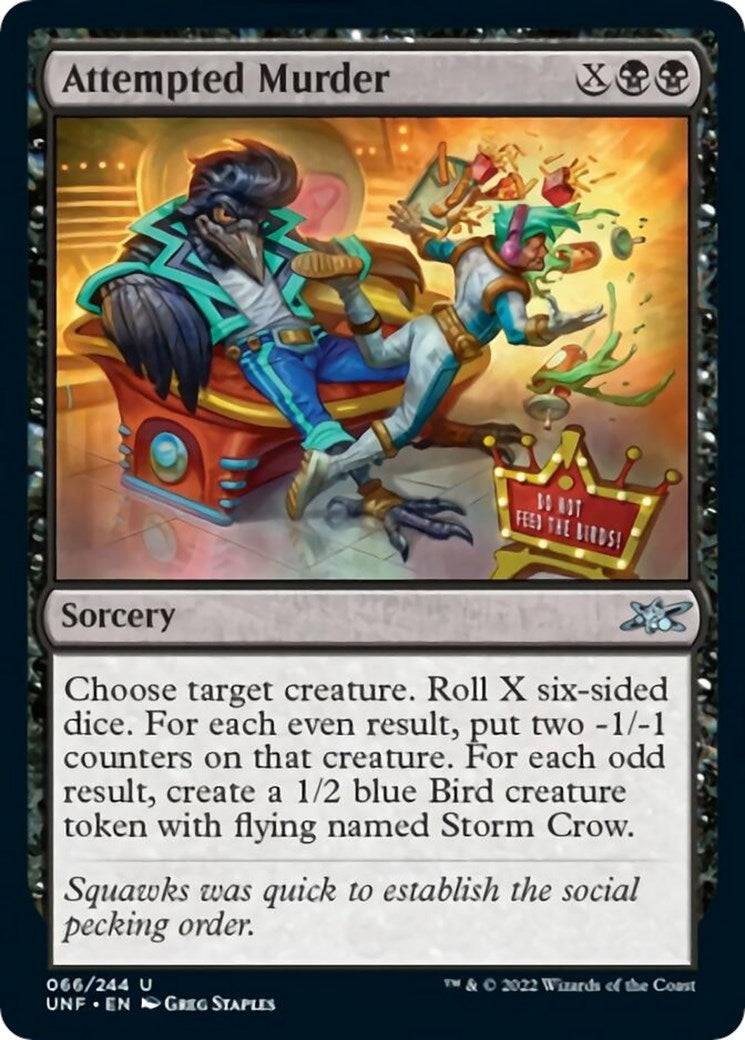 Image for Attempted Murder (Unfinity) (66) - Magic: The Gathering