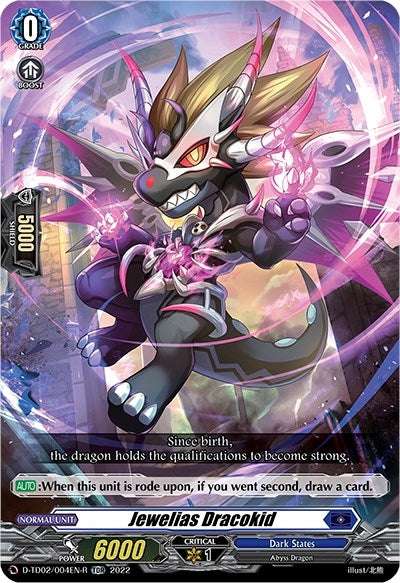 Image for Jewelias Dracokid (Foil) (D-TD02: Michiru Hazama -Demonic Jewel Dragon of the Four Flames-) (D-TD02/004EN-R) - Cardfight Vanguard