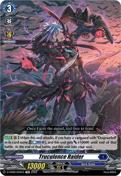Image for Truculence Raider (D-TD02: Michiru Hazama -Demonic Jewel Dragon of the Four Flames-) (D-TD02/005EN) - Cardfight Vanguard