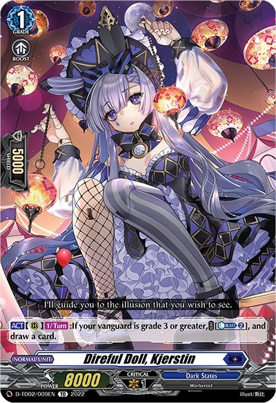 Image for Direful Doll, Kjerstin (D-TD02: Michiru Hazama -Demonic Jewel Dragon of the Four Flames-) (D-TD02/009EN) - Cardfight Vanguard