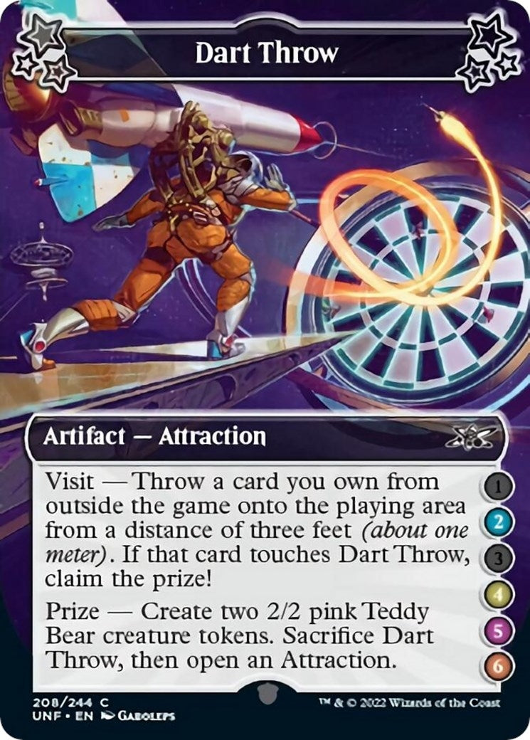 Image for Dart Throw (2-4-5-6) (Unfinity) (208) - Magic: The Gathering