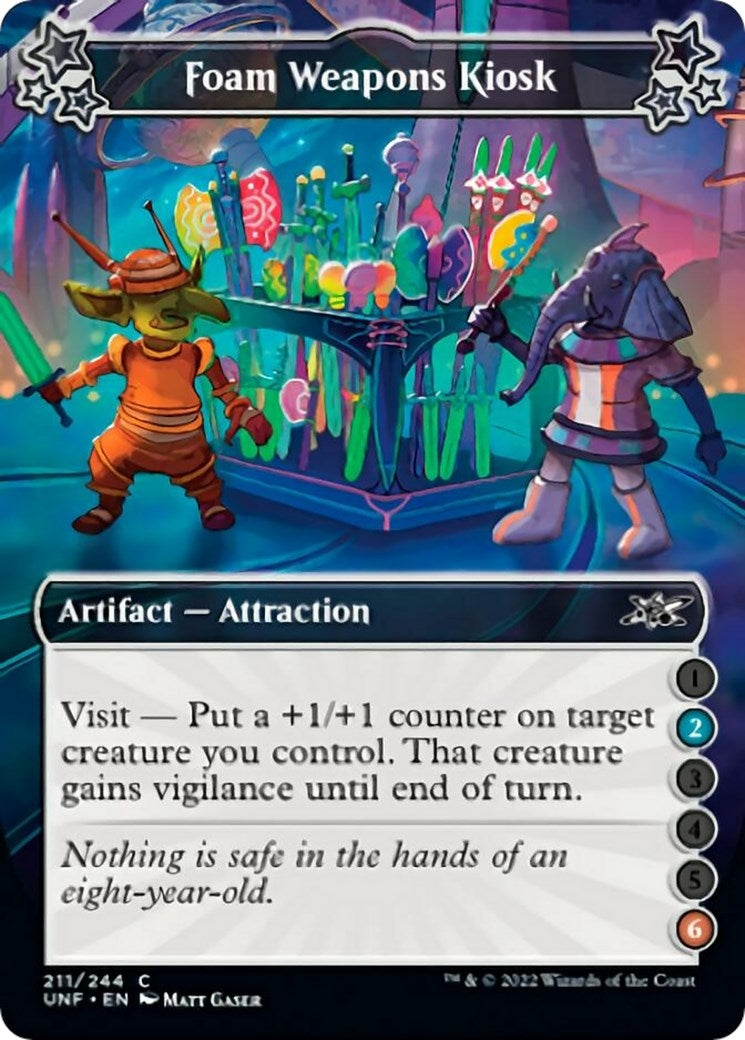 Image for Foam Weapons Kiosk (2-6) (Unfinity) (211) - Magic: The Gathering