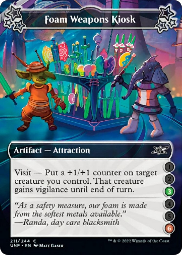 Image for Foam Weapons Kiosk (3-6) (Unfinity) (211) - Magic: The Gathering