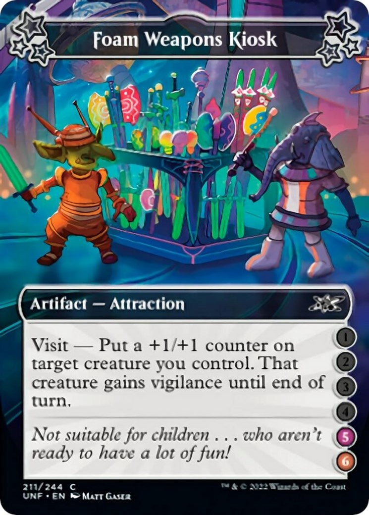 Image for Foam Weapons Kiosk (5-6) (Unfinity) (211) - Magic: The Gathering