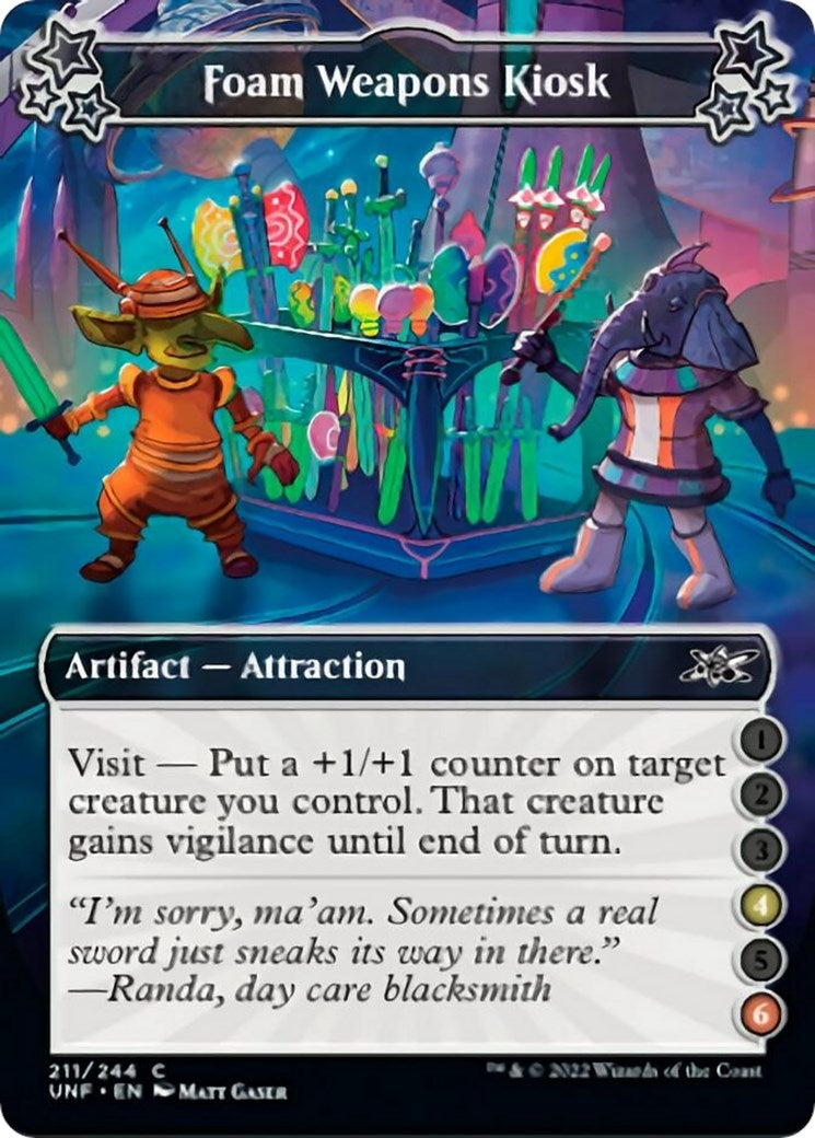 Image for Foam Weapons Kiosk (4-6) (Unfinity) (211) - Magic: The Gathering