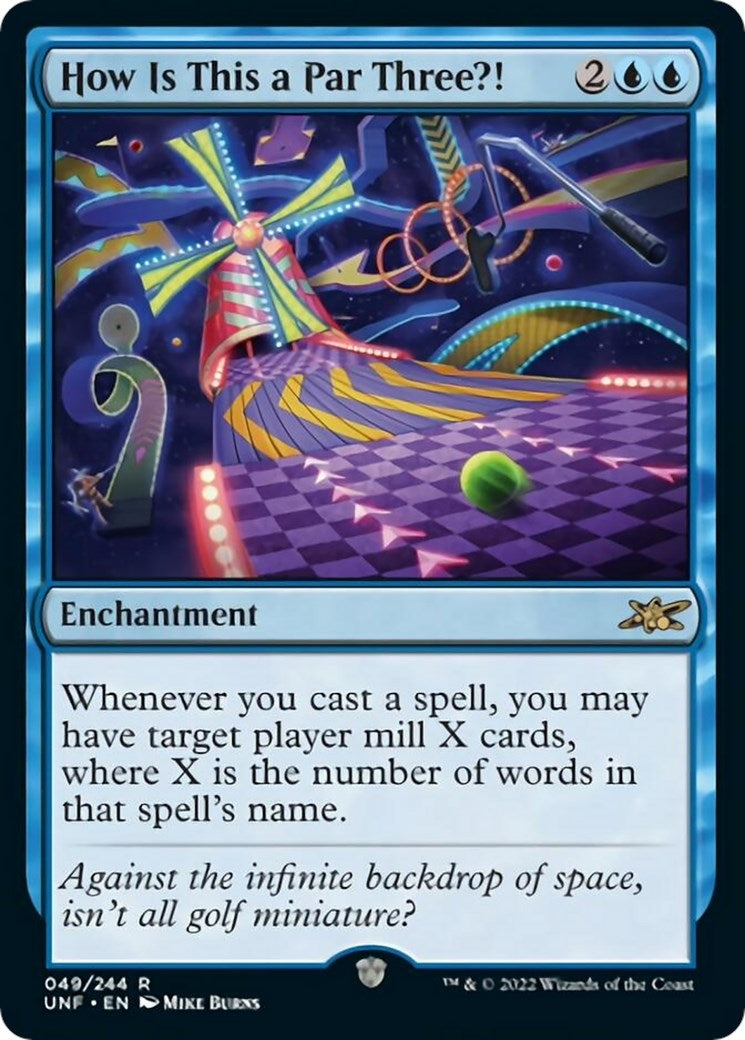 Image for How Is This a Par Three?! (Unfinity) (49) - Magic: The Gathering
