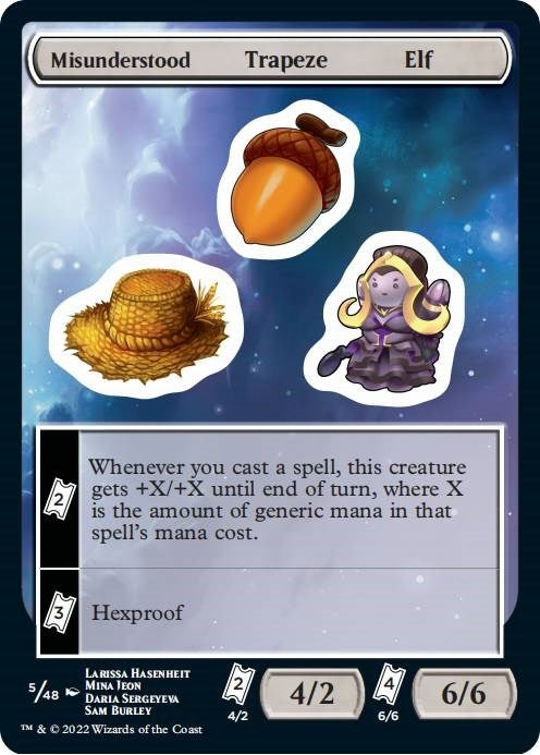 Image for Misunderstood Trapeze Elf (Unfinity) (5) - Magic: The Gathering