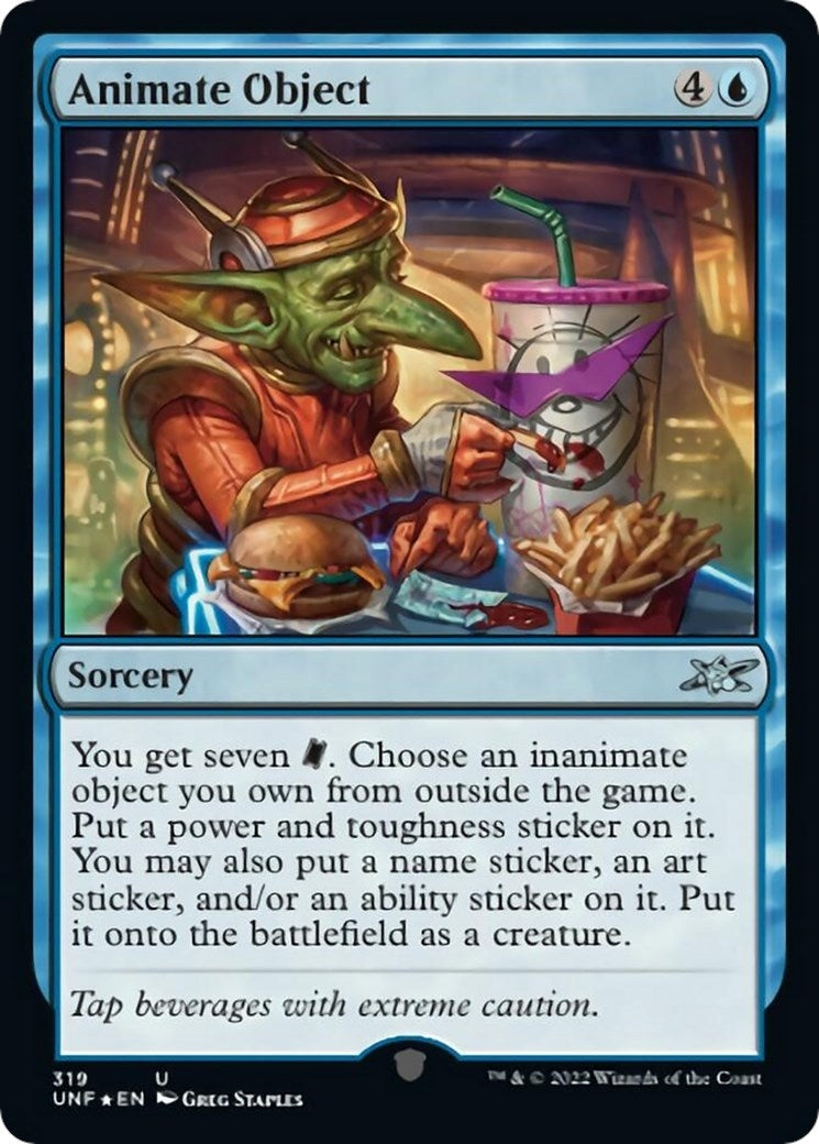 Image for Animate Object (Galaxy Foil) (Unfinity) (319) - Magic: The Gathering