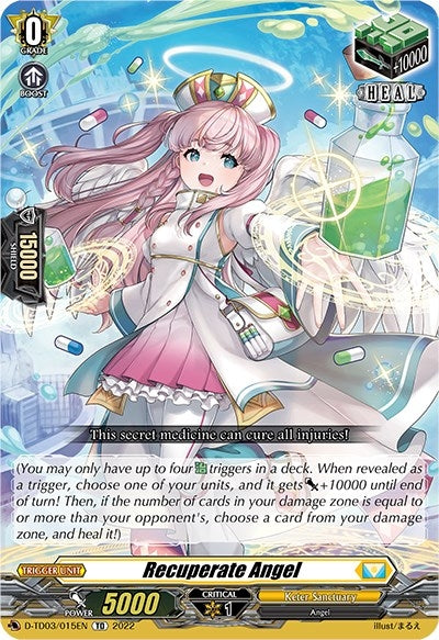 Image for Recuperate Angel (D-TD03: Raika Koshiba -Skyfall Executors-) (D-TD03/015EN) - Cardfight Vanguard