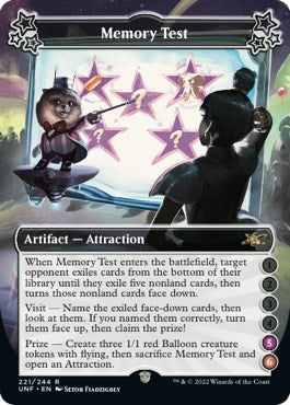 Image for Memory Test (5-6) (Unfinity) (221) - Magic: The Gathering