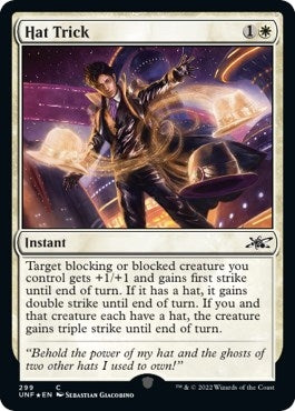 Image for Hat Trick (Galaxy Foil) (Unfinity) (299) - Magic: The Gathering