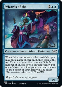 Image for Wizards of the _______ (Galaxy Foil) (Unfinity) (350) - Magic: The Gathering