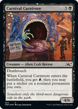 Image for Carnival Carnivore (Galaxy Foil) (Unfinity) (354) - Magic: The Gathering