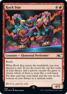 Image for Rock Star (Galaxy Foil) (Unfinity) (408) - Magic: The Gathering