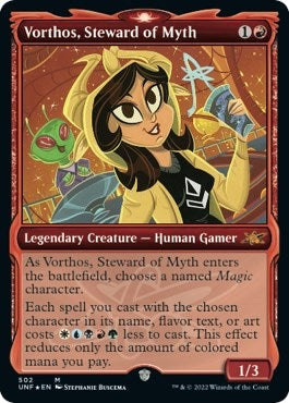 Image for Vorthos, Steward of Myth (Showcase) (Galaxy Foil) (Unfinity) (502) - Magic: The Gathering