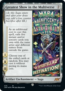 Image for Greatest Show in the Multiverse (Galaxy Foil) (Unfinity) (475) - Magic: The Gathering